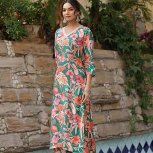Tropical Bloom Kurta Set