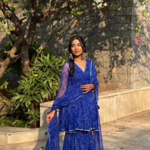 Swathi Chiffon Sharara Set